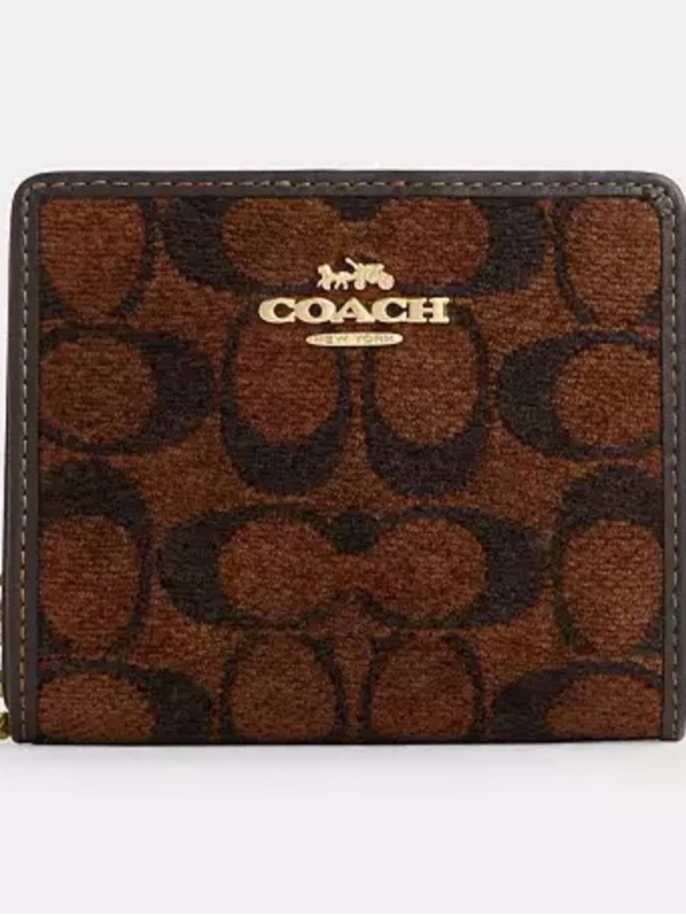 Coach Outlet Snap Wallet in Signature Chenille